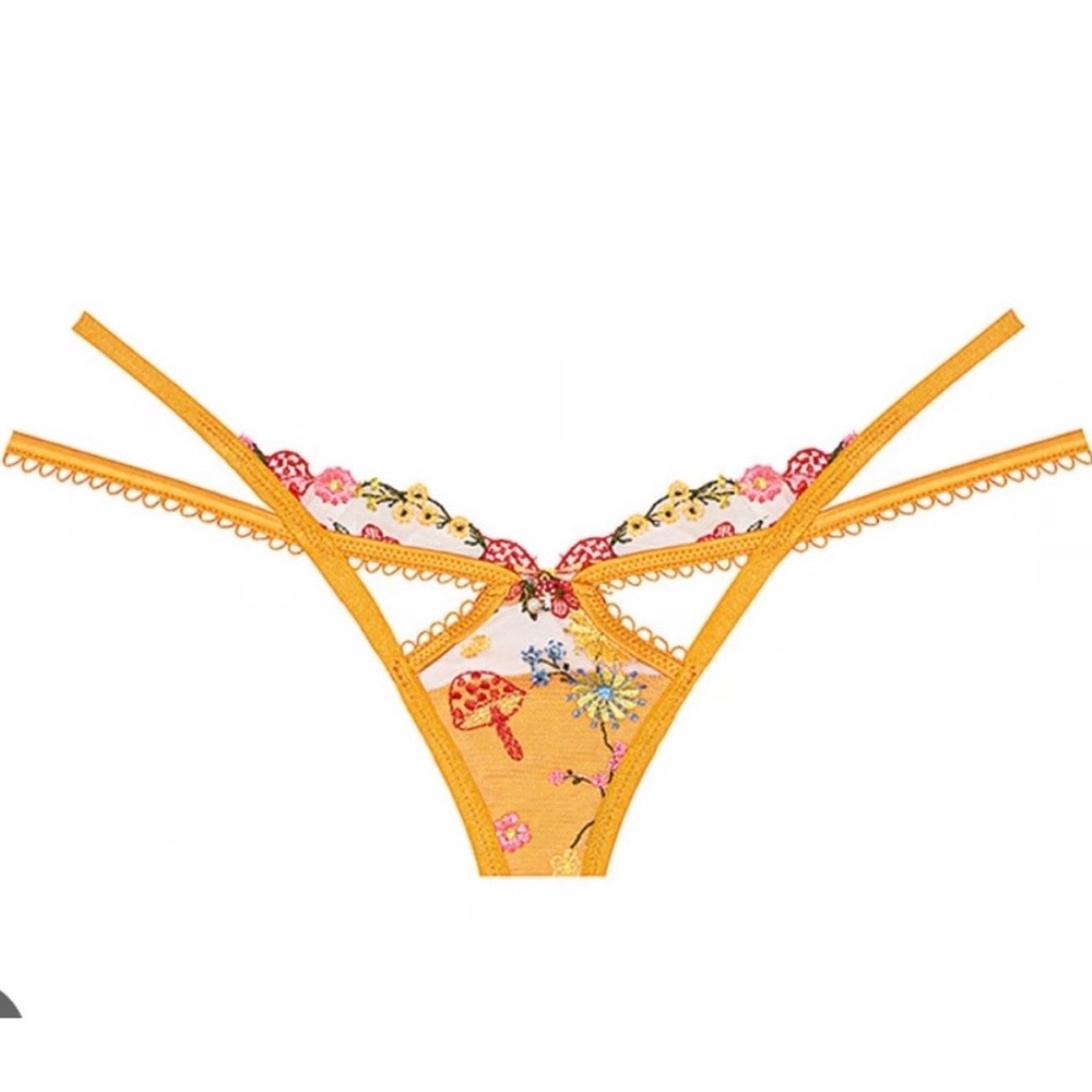 For Love & Lemons Mushrooms Meadow Thong